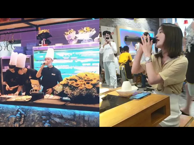 火锅店服务员和女顾客合唱《好心分手》,开口就是王炸,网友: 来“砸场子”的?